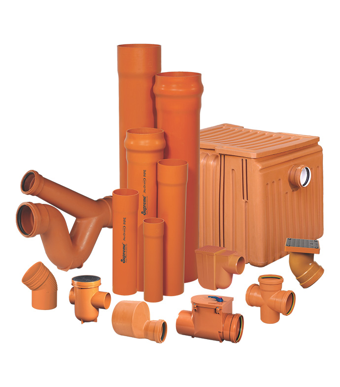 Nu-Drain Solid Wall Pipes, Fittings & Accessories